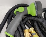 50FT Expandable Garden Hose Water Hose - 10 Function Hose Spray Nozzle, ... - £12.70 GBP