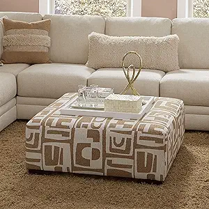 Furniture of America Lumi Transitional Square Pattern Fabric Upholstered... - $1,317.99