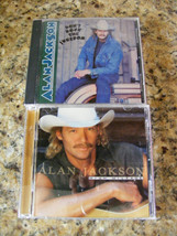 Alan Jackson Lot 2 CD&#39;s  Country Music High Mileage Don&#39;t Rock The Juke Box  - £9.00 GBP