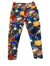 Supernatural Leggings Womens XL 32x28 Colorful AOP Stretchy Dean Winches... - $24.63