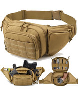 Military Tactical Waist Gun Bag Belt Bumbag Waterproof Nylon Molle EDC F... - $380.59 MXN