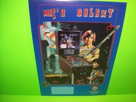 MAC Mac&#39;s Galaxy Original Flipper Game Pinball Machine Promo Sales Flyer Spain - £19.16 GBP