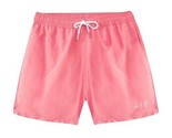Maison Labiche Out of Office Embroidered Solid Swim Shorts in Apricot-2XL - $49.94