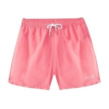 Maison Labiche Out of Office Embroidered Solid Swim Shorts in Apricot-2XL - £40.01 GBP