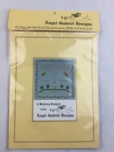 ANGEL GABRIEL Cross Stitch Kit A Wedding sampler Fabric &amp; Floss &amp; Chart - $19.79