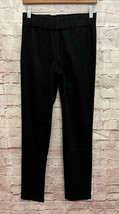 Soft Surroundings Womens Xs Black Elastic Waist Pull On Pant Stretch Twill 28405 - £43.00 GBP