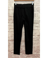 SOFT SURROUNDINGS Womens XS Black Elastic Waist Pull On Pant Stretch Twi... - $60.04 CAD