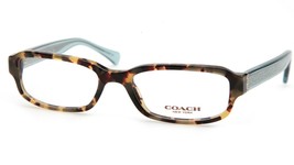 New Coach HC6083 5357 Dark Vintage Tort / Crys Teal Eyeglasses 50-17-135 B27mm - £50.11 GBP