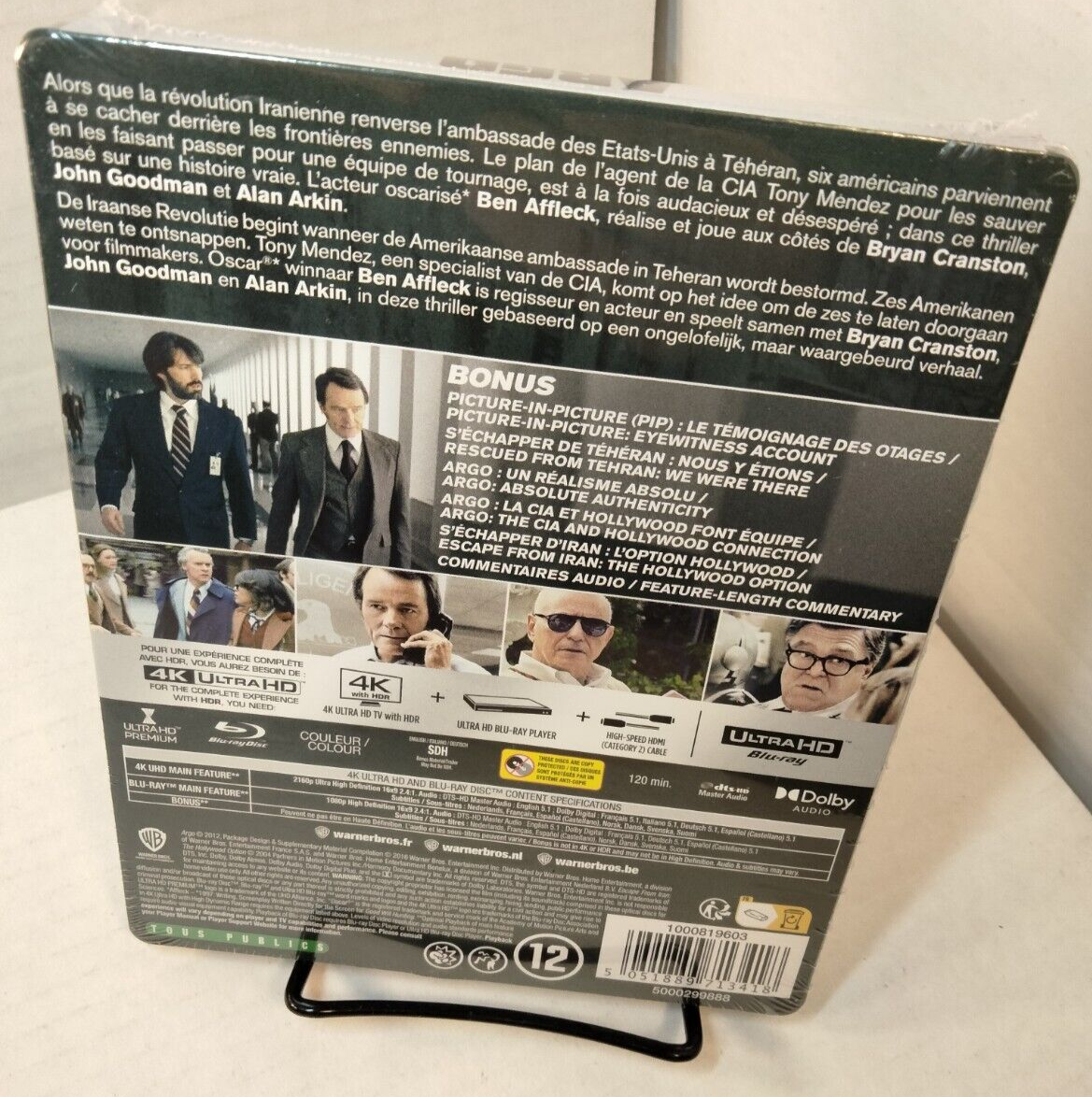 Argo  4K UHD/Blu-ray Steelbook - EU IMPORT - NEW - Box Shipping with Tracking Item image 6