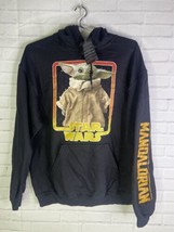 Star Wars Baby Yoda Grogu The Child Mandalorian Pullover Hoodie Womens S... - £24.66 GBP