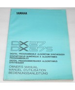 YAMAHA DX27 &amp; DX27S DIGITAL PROGRAMMABLE SYNTHESIZER ORIGINAL OWNER&#39;S MA... - $27.23