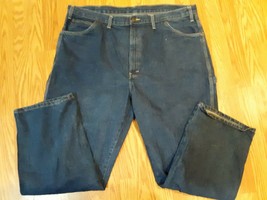 Dickies Jeans Prewashed Carpenter Mens Blue Denim Cotton Size 44x30 - £19.74 GBP