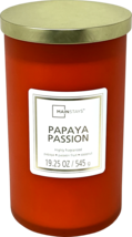 Mainstays 19oz Frosted Jar Scented Candle [Papaya Passion] - $25.95