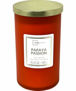 Mainstays 19oz Frosted Jar Scented Candle [Papaya Passion] - $25.95
