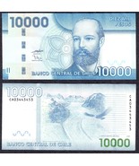 *Banco de Chile 10000 Pesos 2009 Banknote - $431.81 MXN