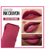 Maybelline SuperStay Ink Crayon Matte With Built-in Sharpener, Speak You... - €19,04 EUR
