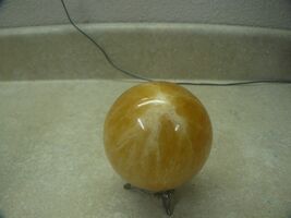 Orange Calcite Crystal Sphere #2 - $39.99