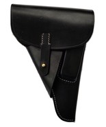WWII German Leather Holster for P38 Softshell Reproduction-Black - $433.95 MXN