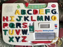 Phonics Writing Desk Leap Frog Vintage Toy A-Z Baby Toy S1 - £30.07 GBP