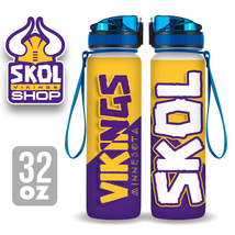 Exclusive Minnesota colorful premium Water Bottler 32oz for Vikings fans  - $39.75