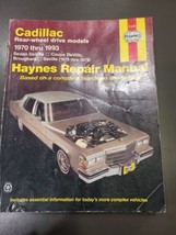 Haynes Repair Manual 21030 1970-1993 Cadillac Sedan DeVille Coupe DeVille - £8.88 GBP
