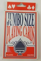Jumbo Size Playing Cards Large Sized Playing Cards 4.75 x 6.5 Inches - £4.70 GBP