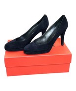 Claudia Ciuti Womens Navy Blue Suede Leather Pumps Heels Size 7 M - £23.51 GBP