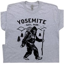 Yosemite T Shirt Cool Bigfoot Vintage National Park Graphic Tee Funny Hiker Tee - £14.95 GBP