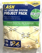 QEP LASH Tile Leveling System Project Pack 100 Leveling Clips and 100 We... - $11.74