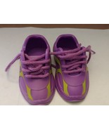 American Girl or 18" Doll Purple and Green Sneekers 3 1/4" ^ - $12.00