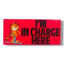 Vintage Garfield Poster 9&quot;x4&quot; Office Classroom Motivational Humor Jim Davis (u)  - £11.94 GBP