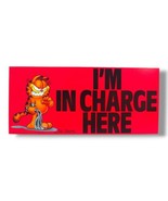 Vintage Garfield Poster 9&quot;x4&quot; Office Classroom Motivational Humor Jim Da... - £11.78 GBP