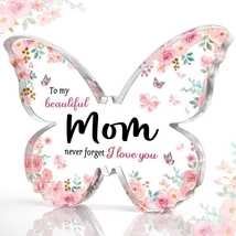 Cherish Mom with a Unique Butterfly-Shaped Acrylic Plaque Keepsake - Thoughtful  - £13.79 GBP