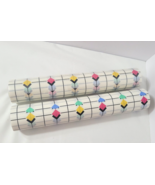 Vtg Geometric Rubbermaid PIZAZZ Drawer Liner 60 Ft Total Shelf Paper 12&quot;... - $66.06 CAD