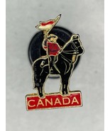 RCMP GRC Royal Canadian Mounted Police Horse Mountie Flag Hat Lapel Pin - $280.57 MXN