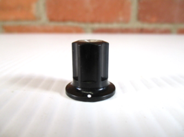 Small Tall Knob Black Amplifier Test Equipment 5/8&quot; Tall Made in Japan - $7.50