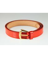 Louis Vuitton Ceinture Vernis Phoenix Orange Sunset Patent Leather Belt ... - $9,547.95 MXN