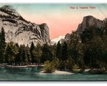 View in Yosemite Valley California CA UNP DB Postcard W4 - £3.61 GBP