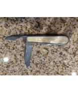colonial prov. mother of pearl 2 blade folding pocket knife - $280.41 MXN