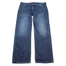 Lucky Brand Jeans Mens 36 Blue High Rise Straight Button Zip 221 Straigh... - £22.75 GBP