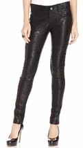 Women&#39;s &quot;Seven 7&quot; Skinny Jeggings Shimmer Lace Print Overlay Size 8 - $29.70