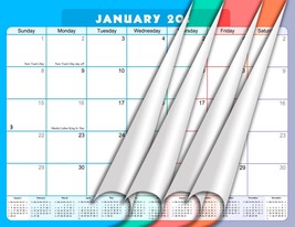 2023 Calendar 12 Months Student Calendar / Planner for 3-Ring Binder - v007 - £10.12 GBP