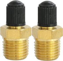 Tank Valve 2pcs Schrader Standard Core 1/4"NPT Air Compressor - $9.05