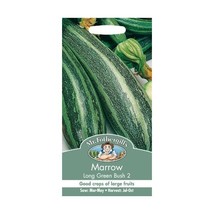 Mr. Fothergill&#39;s 16084  Marrow Long Green Bush 2 Seeds  - $9.00