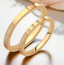 Slim Wedding Bands, Diamond Band Set, Minimalist Bands, His and Hers Rings, Cust - $337.00