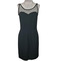 Black Sleeveless Knee Length Dress Size 4 - £35.60 GBP