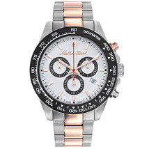Mathey Tissot Men&#39;s Mathy Chrono White Dial Watch - H901CHRI - £204.50 GBP