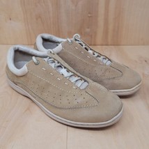 Tommy Bahama Womens Sneakers Size 9.5 M Casual Suede Shoes Leather Tan O... - £19.17 GBP