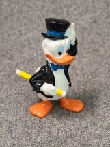 Vintage Donald Duck Figure Top Hat Tuxedo Cane PVC Figure Disney by Applause - £2.95 GBP