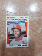 1987 Topps Kmart 25th Anniversary Baseball MLB Bob Gibson #3 St. Louis C... - £1.03 GBP